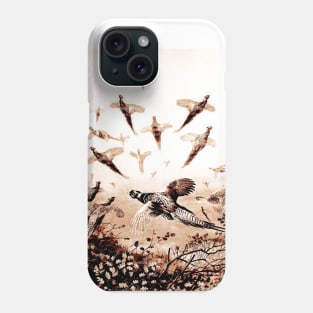 flying pheasants Phone Case