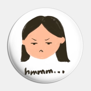 Cute Angry Illustration Expression Pin