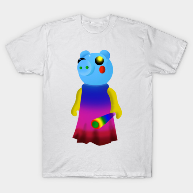 Piggy Roblox Piggy Rainbow Piggy T Shirt Teepublic De - cartoony rainbow t shirt roblox