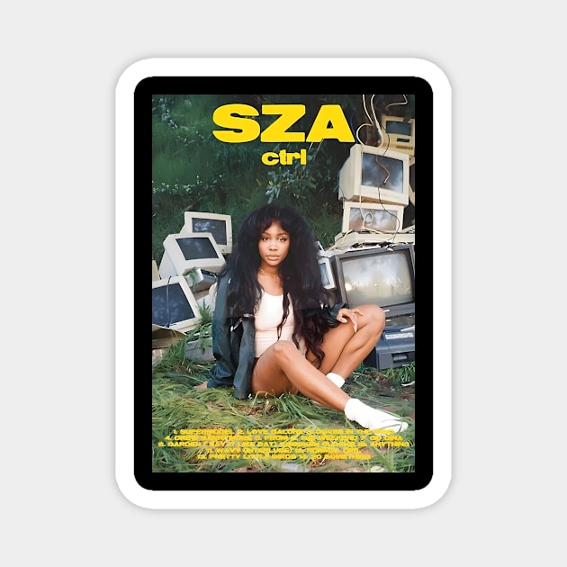 Sza And Tv Magnet by keng-dela