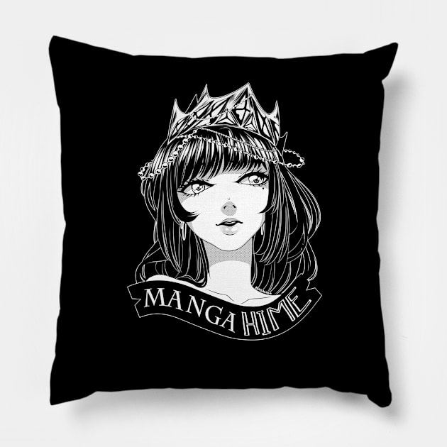 MANGA HIME Pillow by bekkie