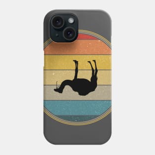 Vintage Retro Sunset Funny Upside Down Camel Phone Case