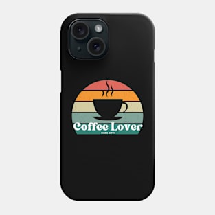 Vintage Coffee Lover Tee - Retro Morning Brew Shirt Phone Case