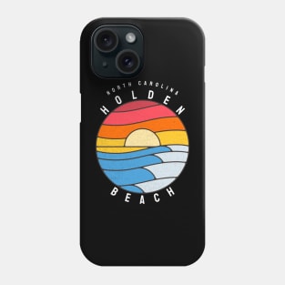 Holden Beach, NC Stained Glass Sunrise Summertime Phone Case