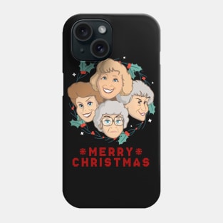 Christmas golden girls Phone Case