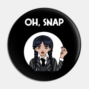 Wednesday Addams  - Oh Snap Pin