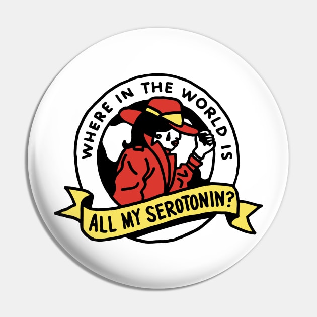 Serotonin Pin by personalhell