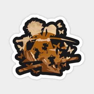 Funky Samurais Magnet