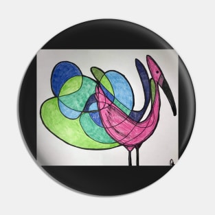 Flamingo fun Pin