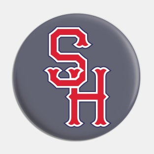 Sacred Heart SH – red Pin