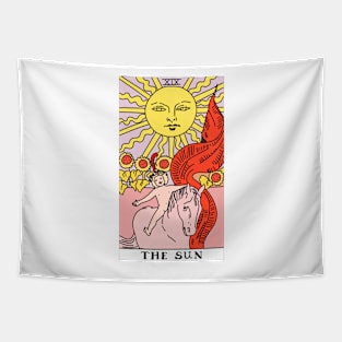 The Sun Tarot Card Tapestry