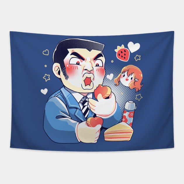 Valentines Eater Tapestry by CoinboxTees