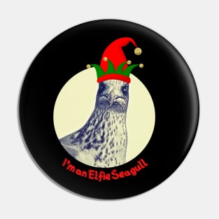 I'm an Elfie Seagull - Gavin the Gull Pin