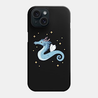 Little blue dragon Phone Case