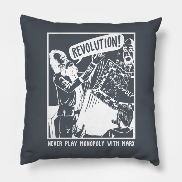 Marxist Monopoly Pillow by ExistentialComics