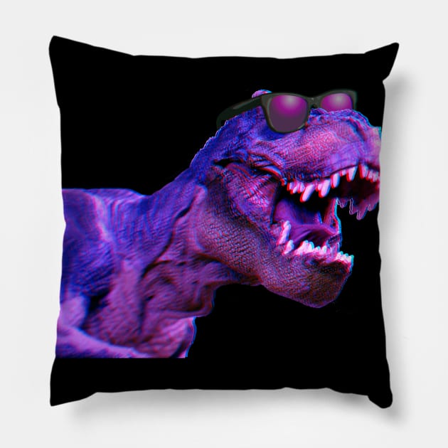 Radasaurus Rex Pillow by dejavault