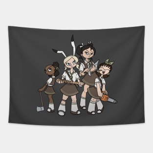 Rabbit Scouts Tapestry