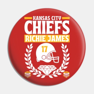 Kansas City Chiefs Richie James 17 Edition 3 Pin