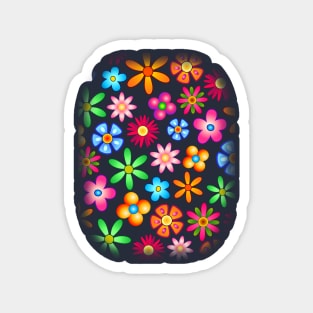 Spring Flowers Magnet