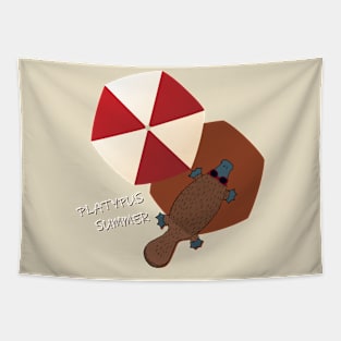 Platypus summer Tapestry