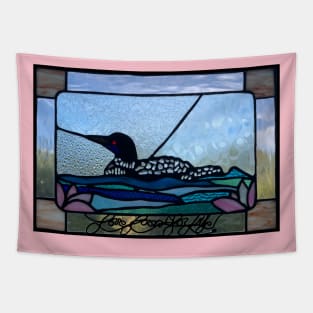 Love Loons for Life Tapestry