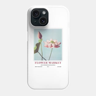 Flower Market Lotus Flowers Ehibition Wall Art Phone Case