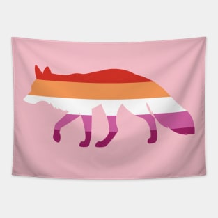 Pride Animals- Lesbian Fox Tapestry