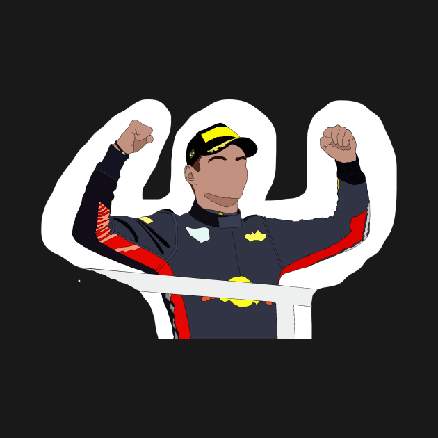 Max Verstappen Brazil podium celebration by royaldutchness