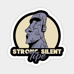 Strong Silent Moai Magnet