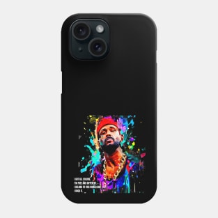 I Got all colors, I´m Free and different, Urban, black, freedom Phone Case