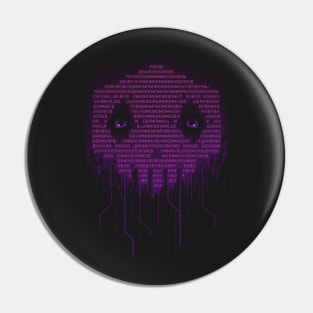 Hacker's Skull Pin