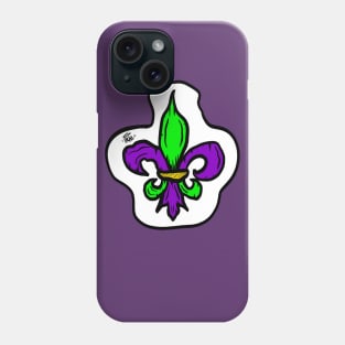 Fleur De Lis Broke Design Phone Case