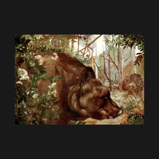 Jungle Book - Baloo in the Forest - E.J. and Maurice Detmold T-Shirt