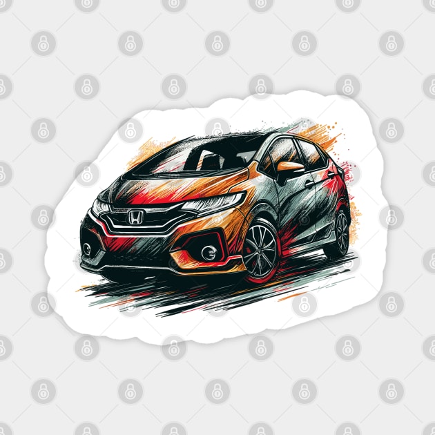 Honda Jazz Magnet by Vehicles-Art