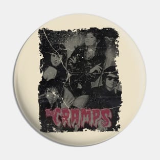 music legend cramp vintage Pin