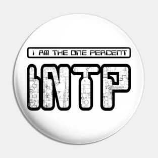 INTP - I Am The One Percent (Blueprint) Pin