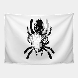 Tarantula Silhouette 65 (Tie Dye) Tapestry