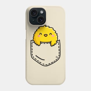 Cute Yellow Spring Pocket Chick Phone Case