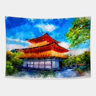 Japanese Shrine / Most Beautiful Places on Earth Tapestry