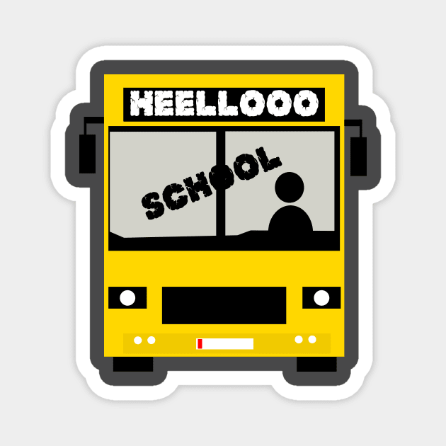 bus driver Magnet by Ahmed ALaa