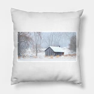 Winter Shack Pillow