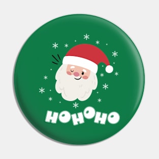 CHRISTMAS SANTA HO HO HO Pin