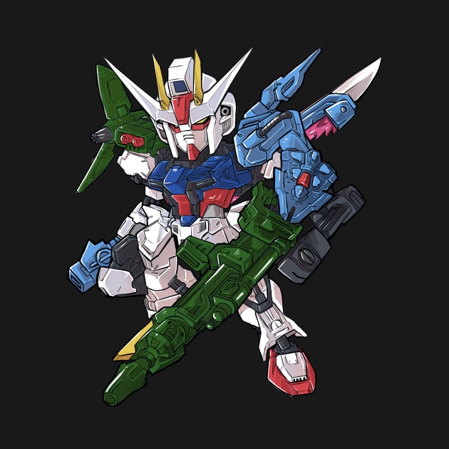 Perfect Strike Gundam Deform by RatjoenMerch