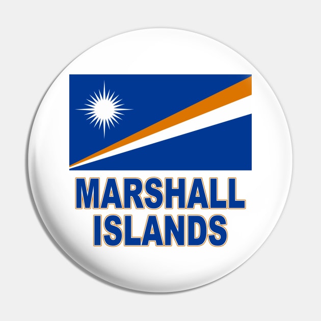 The Pride of the Marshall Islands - National Flag Design Pin by Naves