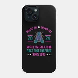 The Great Cicada Comeback Tour 2024 Vintage Gradient Phone Case