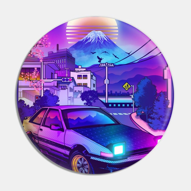 Toyota AE86 Trueno Initial D Pin by Ilhamqrov