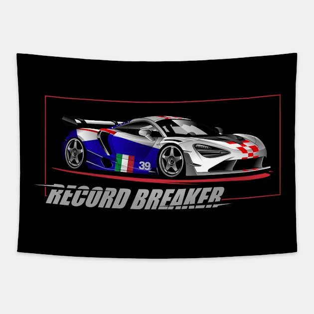 Mclaren 720S Fina Livery Tapestry by aredie19