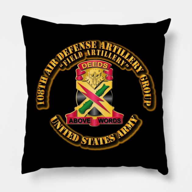 108th Air Defense Artillery Pillow by twix123844