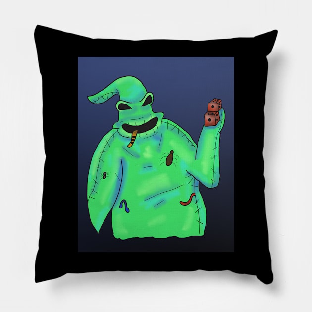 Gambling Man Pillow by tesiamarieart