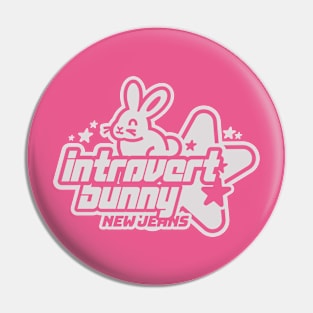 New jeans newjeans introvert bunny typography tokki Kpop | Morcaworks Pin